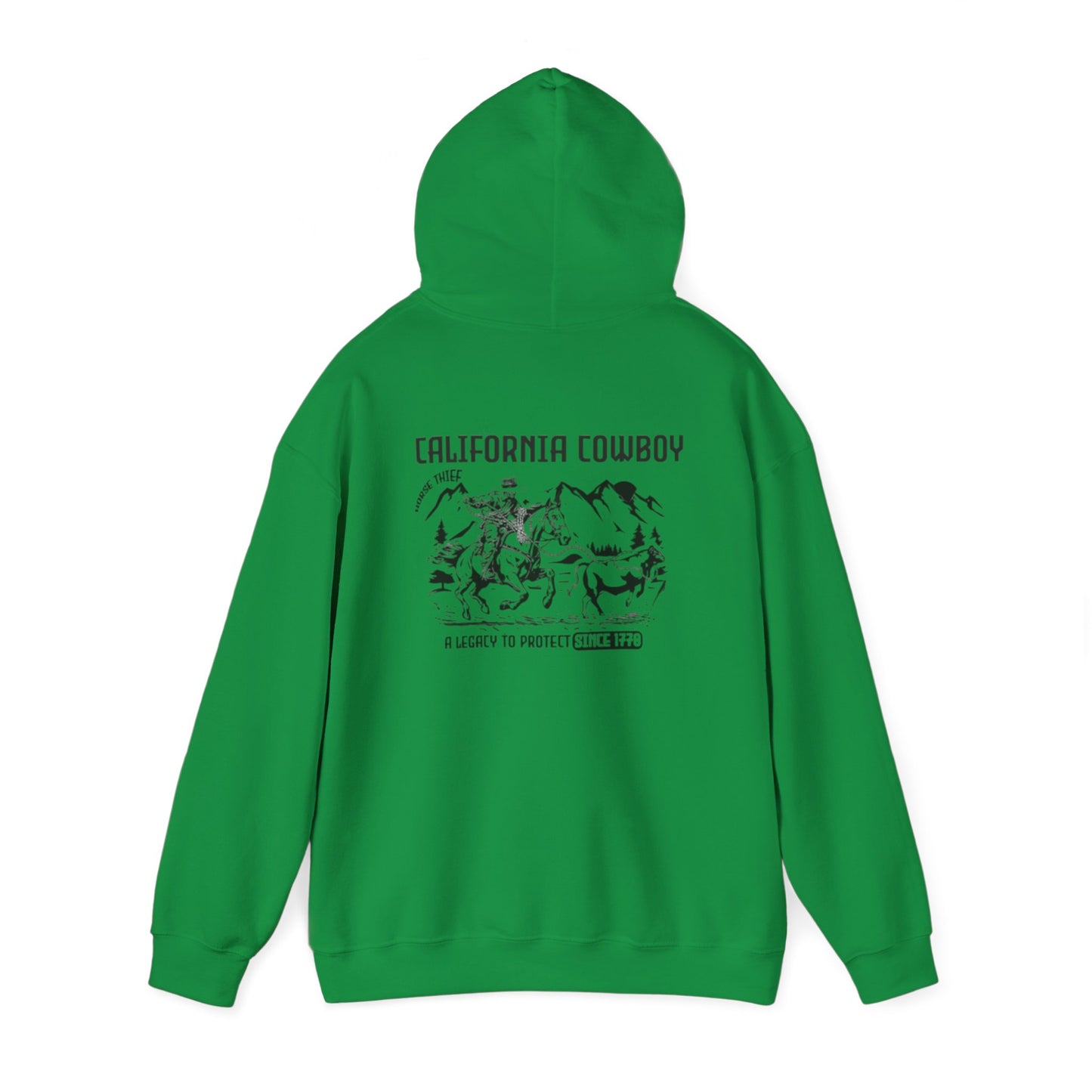 California Vaquero, A Legacy to Protect Since 1770 (Pacific Crest Trail Design) Hoodie