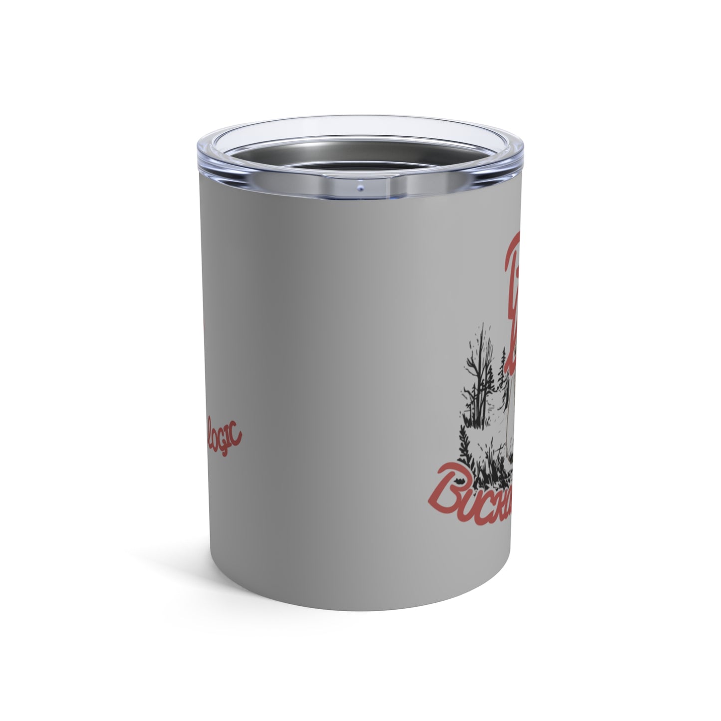 Buckaroo Logic Logo (10 oz Gray Tumbler)