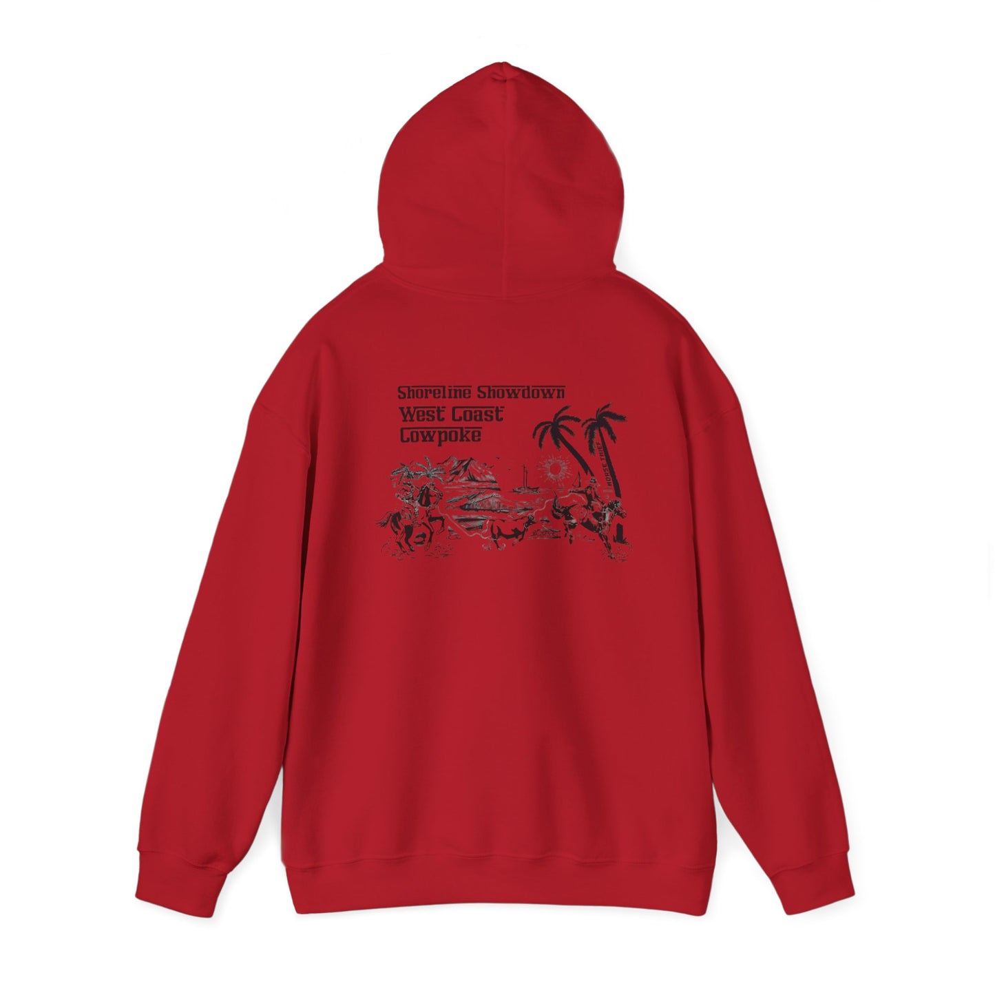 Shoreline Showdown, West Coast Cowpoke Hoodie