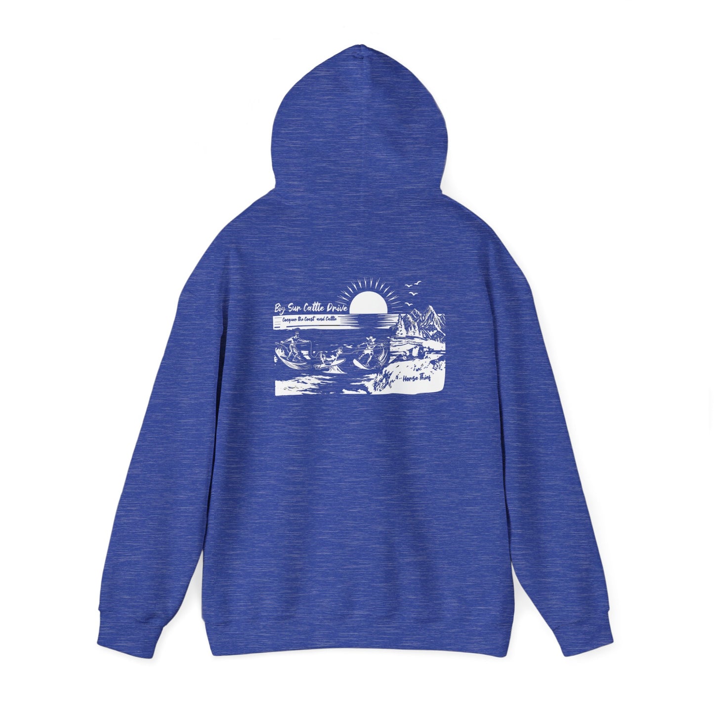 Big Sur Cattle Drive: Conquering the Coast an Cattle Hoodie