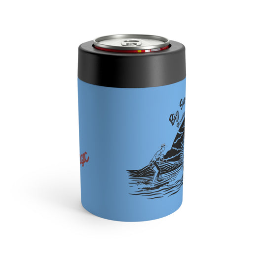 Big Sur Cattle Drive: Shredding Waves and Sunset (12 Oz Can Tumbler)