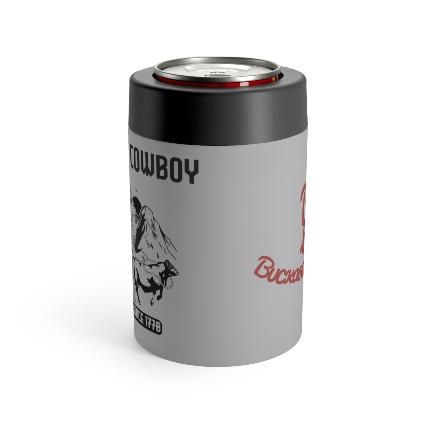 California Cowboy: A Legacy to Protect Since 1770 High Sierra Design (12 Oz Can Tumbler)