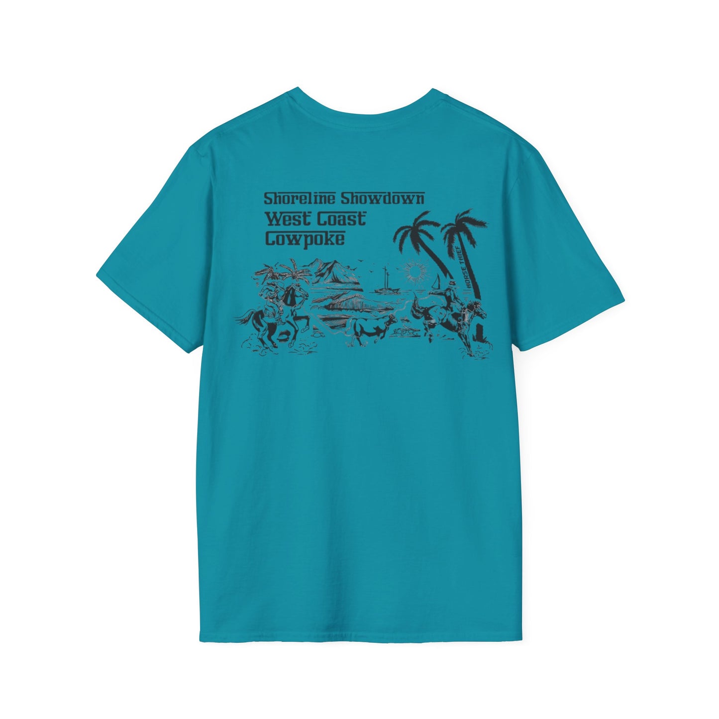 Shoreline Showdown, West Coast Cowpoke Detailed Tee