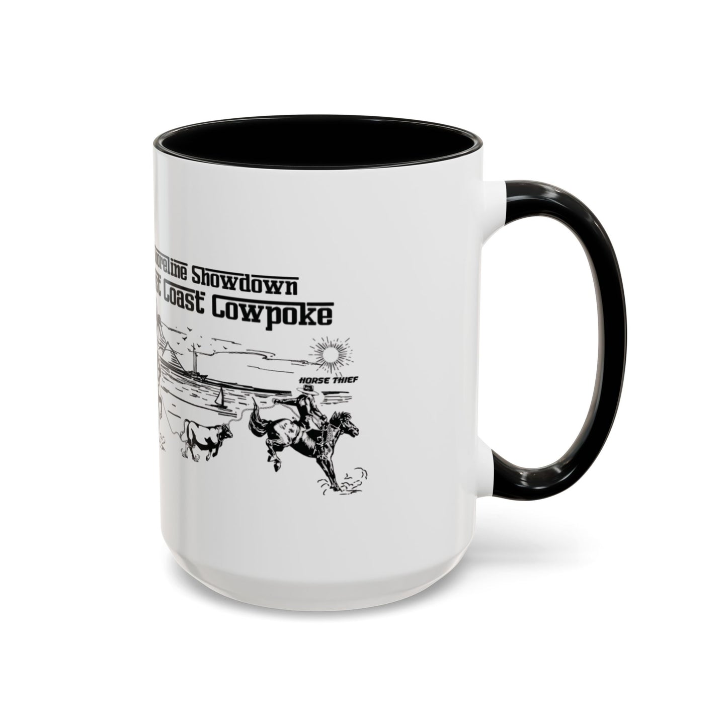 Shoreline Showdown, West Coast Cowpoke Mug (11 and 15oz)