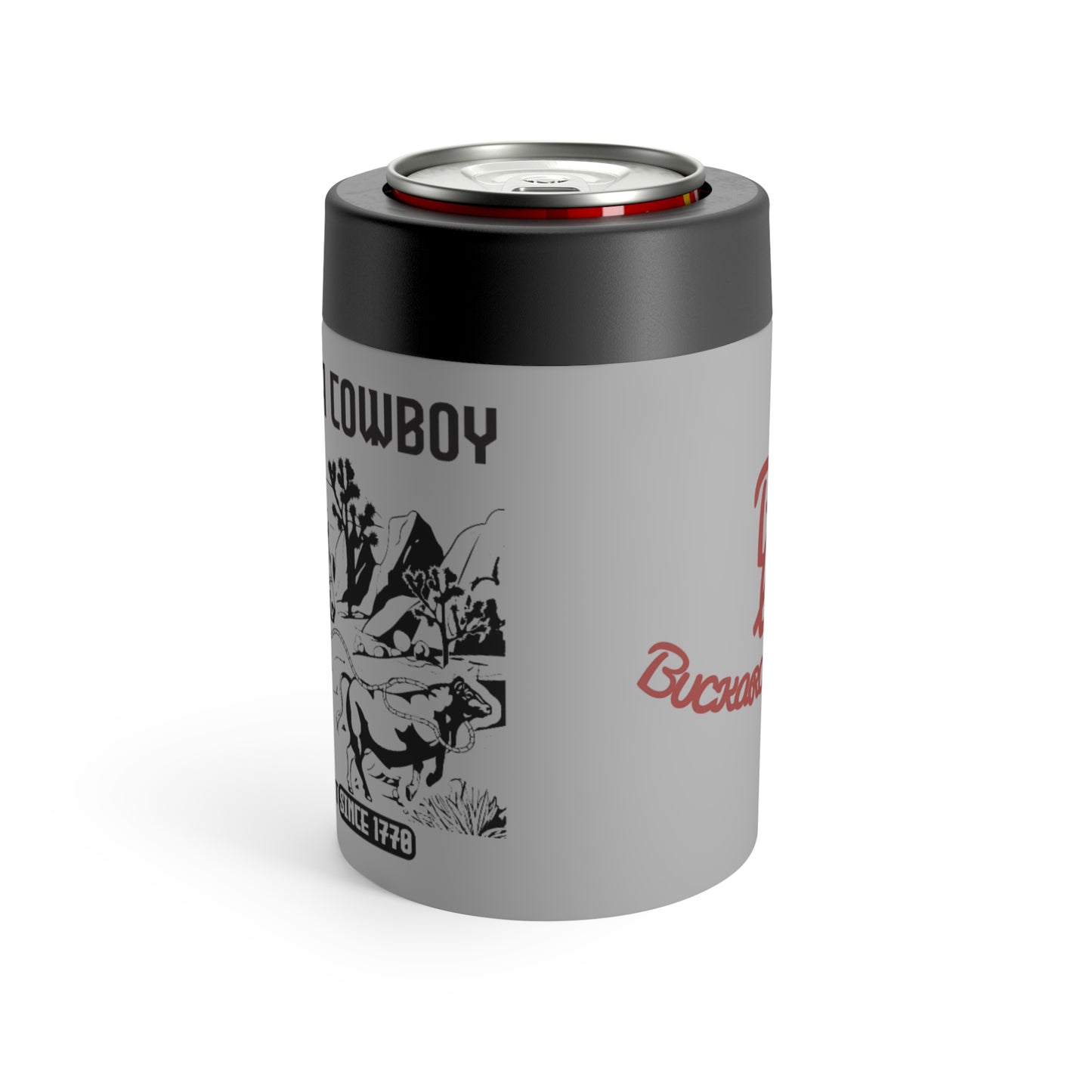 California Cowboy: A Legacy to Protect Since 1770 High Desert Design (12 Oz Can Tumbler)