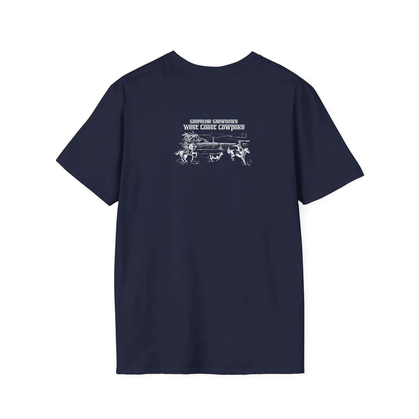 Shoreline Showdown, West Coast Cowpoke (Simple Dark Tee)