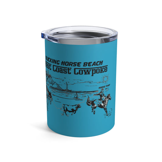 Bucking Horse Beach, West Coast Cowpoke (Simplified Version Turquoise)