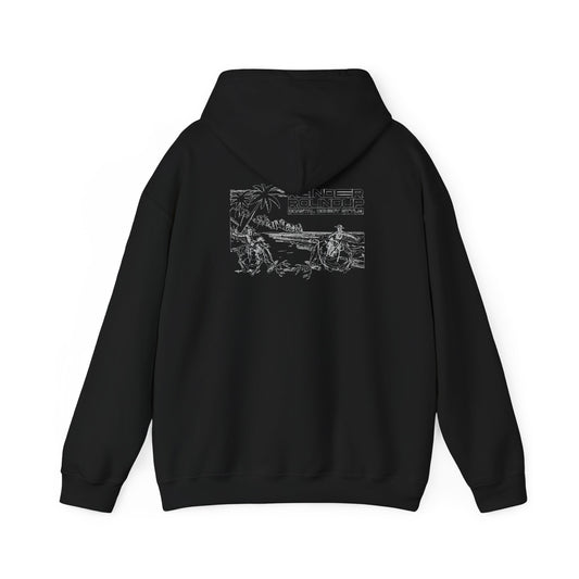 Reindeer Roundup, Coastal Cowboy Style (Dark Hoodie)