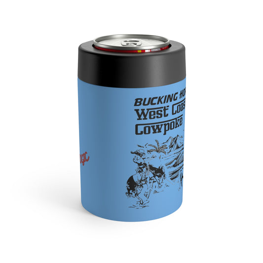 Bucking Horse Beach: West Coast Cowpoke Detailed Design (12 Oz Can Tumbler)