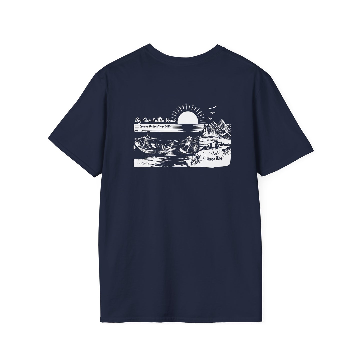 Big Sur Cattle Drive: Conquer the Coast and Cattle (Dark Tee)