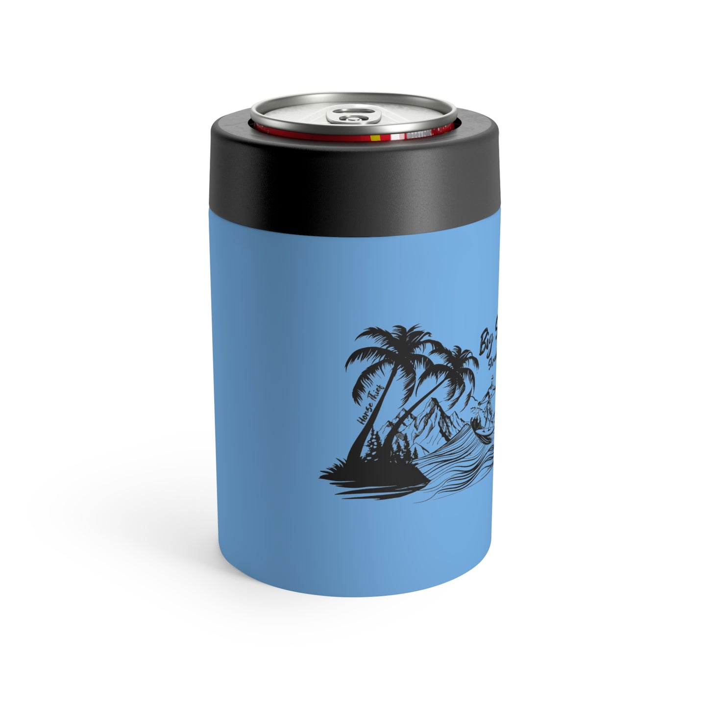 Big Sur Cattle Drive: Shredding Waves and Island vibes (12 Oz Can Tumbler)