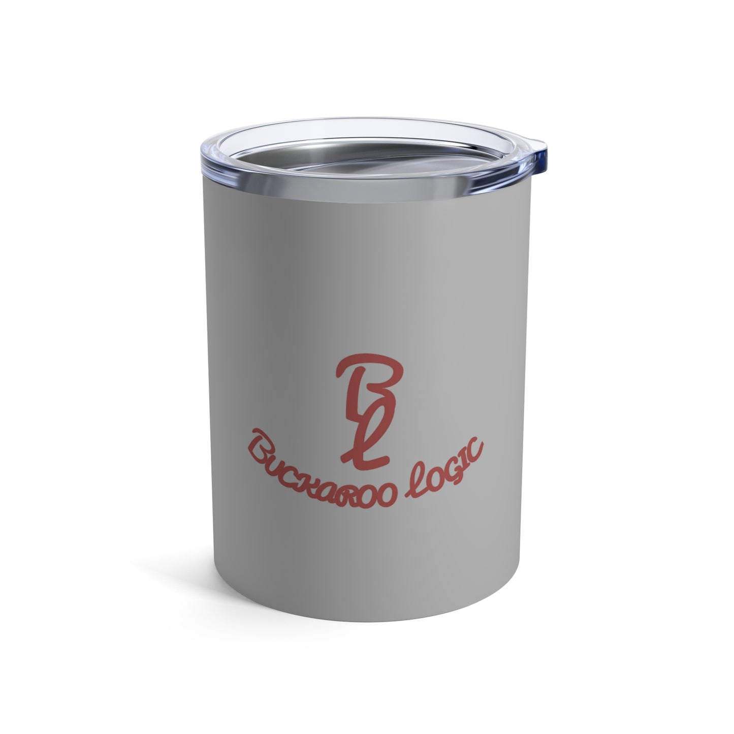 Buckaroo Logic Logo (10 oz Gray Tumbler)