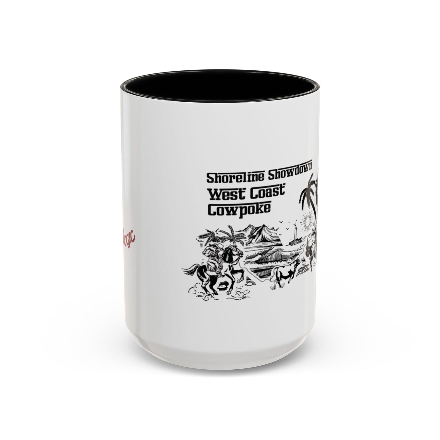 Shoreline Showdown, West Coast Cowpoke detailed Mug (11 and 15oz)