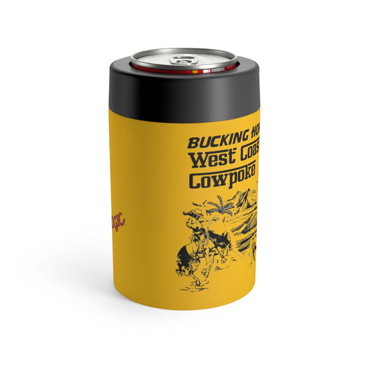 Bucking Horse Beach: West Coast Cowpoke Detailed Design (12 Oz Can Tumbler)