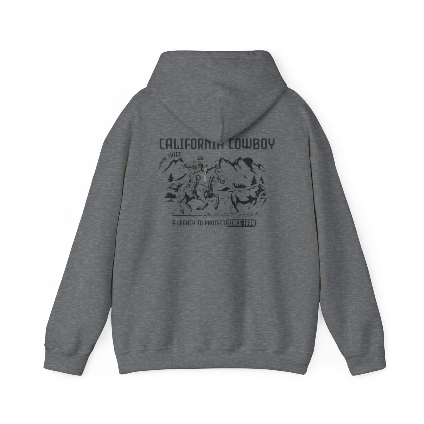 California Vaquero, A Legacy to Protect Since 1770 (Pacific Crest Trail) Hoodie