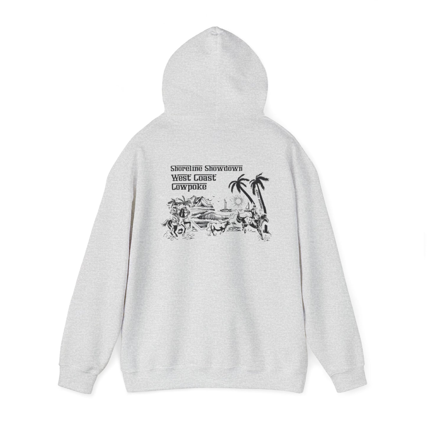 Shoreline Showdown, West Coast Cowpoke Hoodie