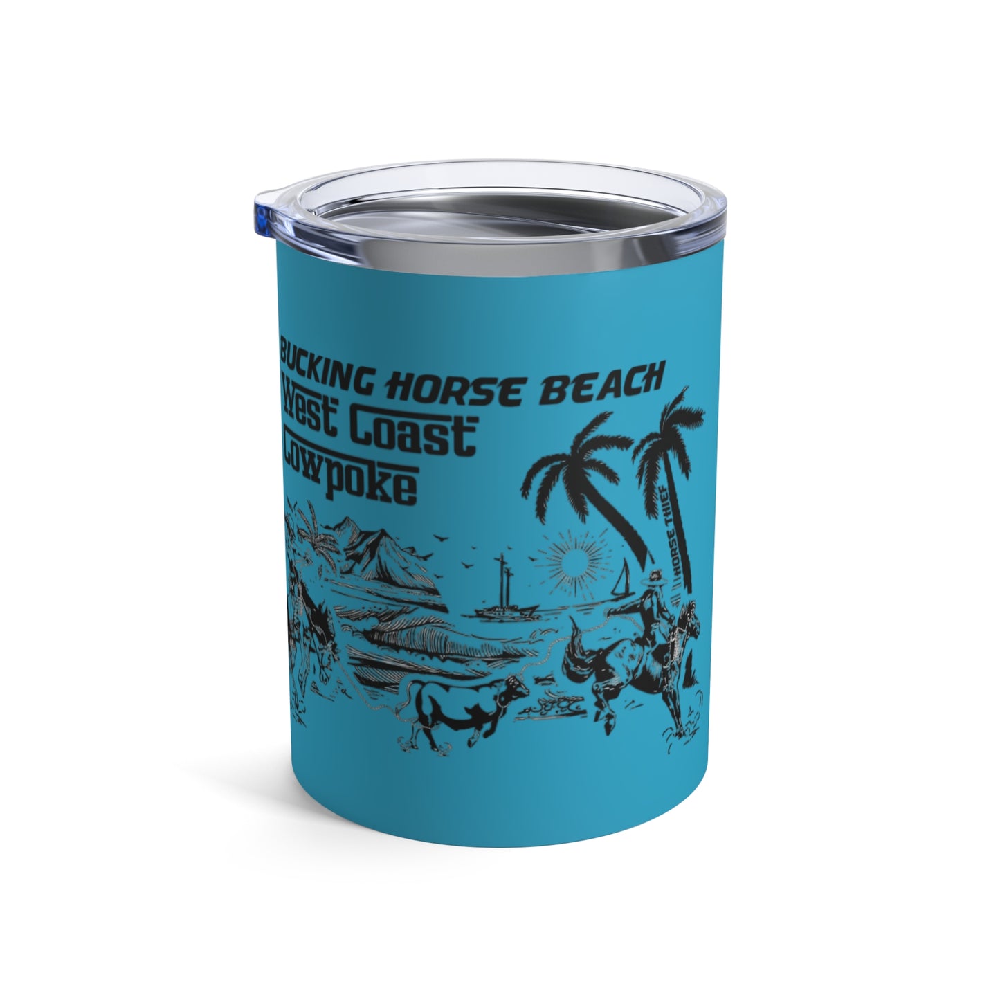 Bucking Horse Beach, West Coast Cowpoke (Turquoise)