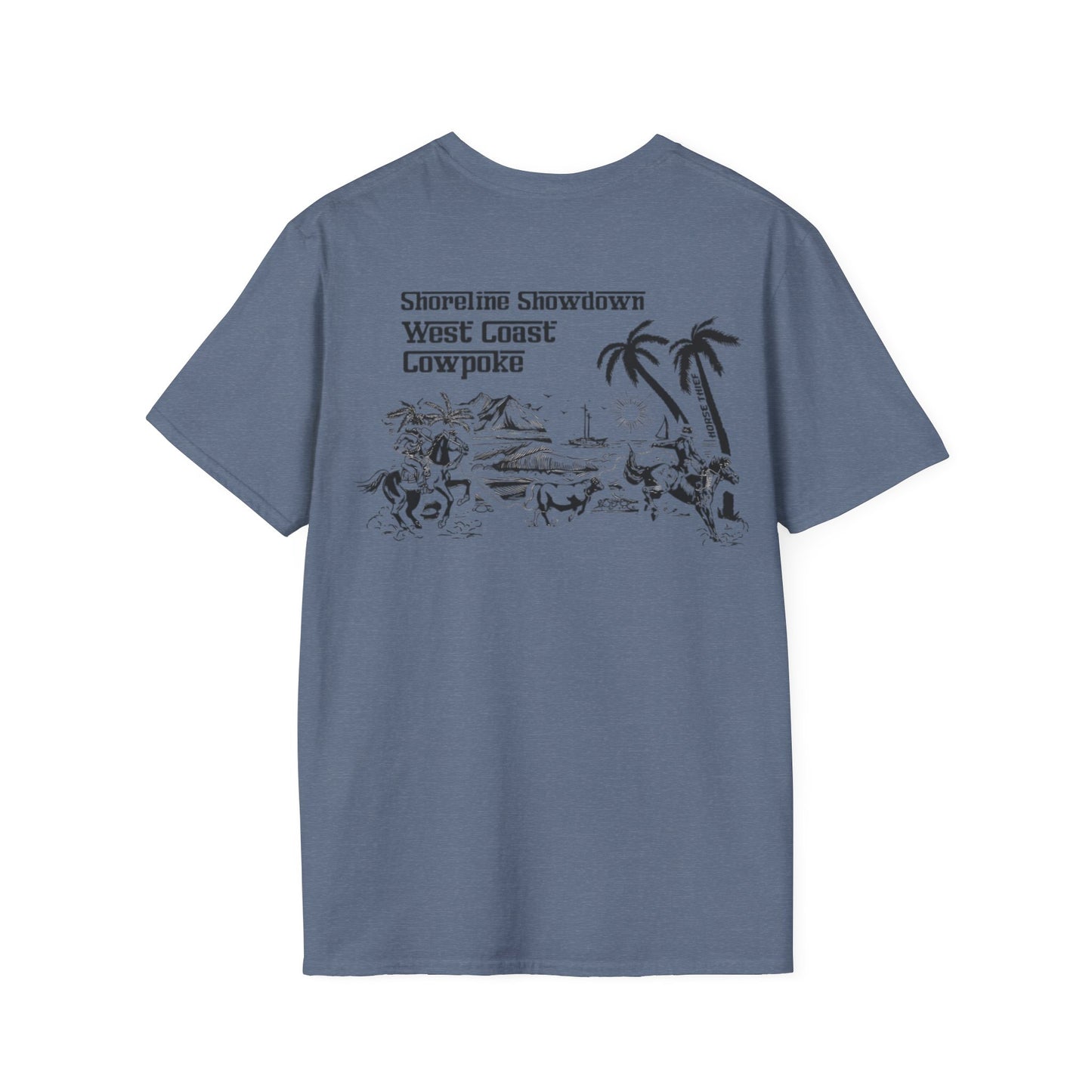 Shoreline Showdown, West Coast Cowpoke Detailed Tee