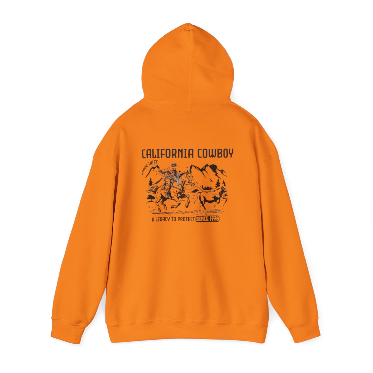 California Vaquero, A Legacy to Protect Since 1770 (Pacific Crest Trail Design) Hoodie