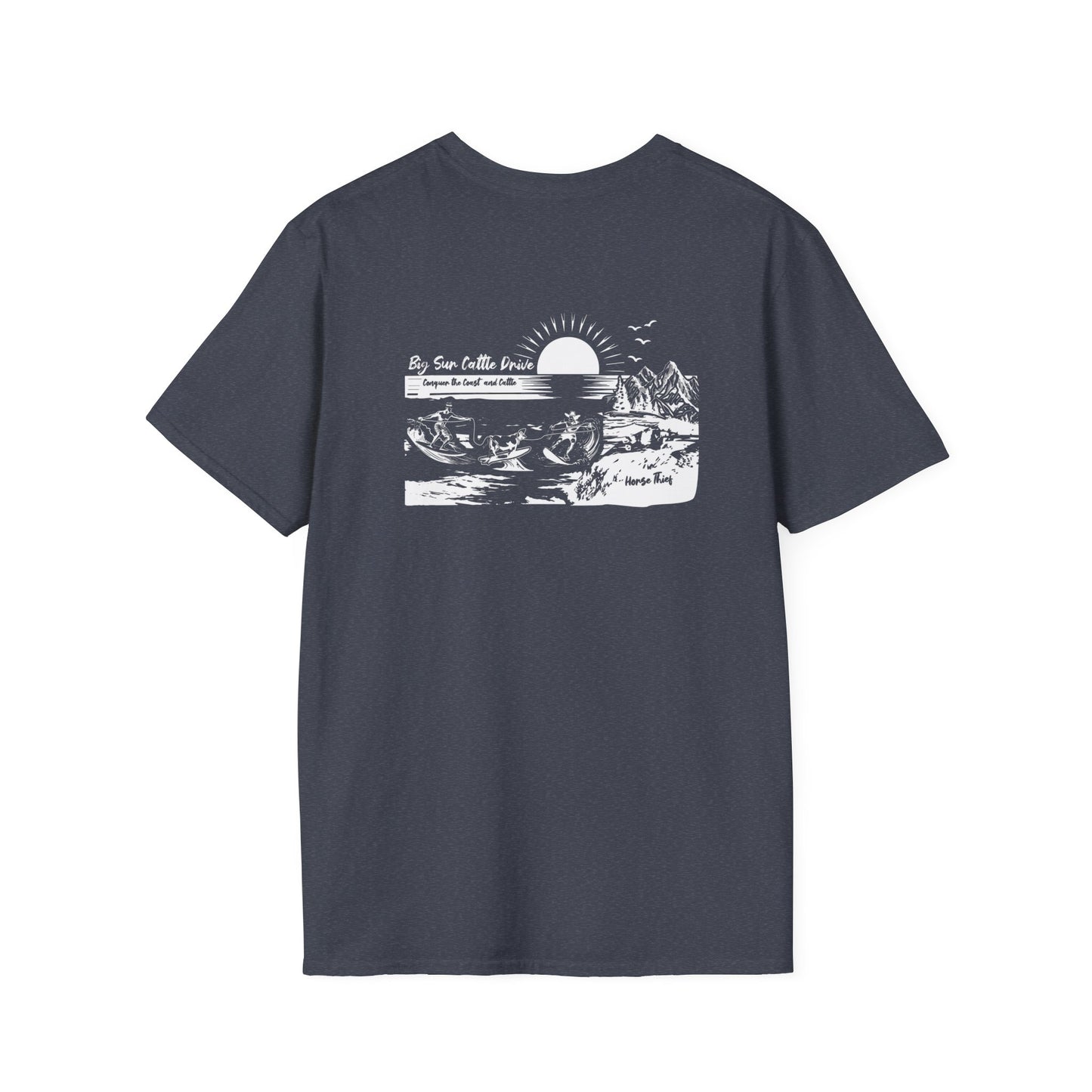 Big Sur Cattle Drive: Conquer the Coast and Cattle (Dark Tee)