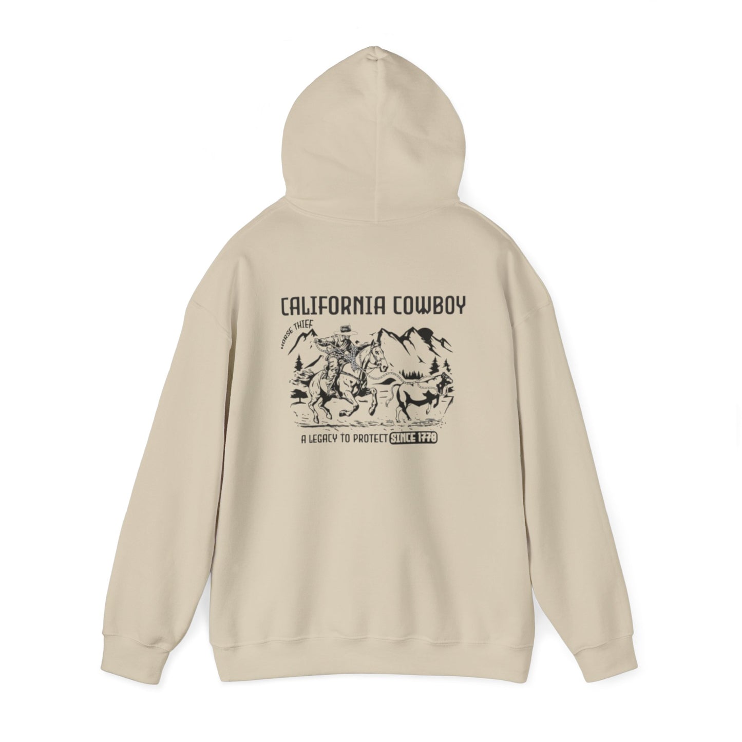 California Vaquero, A Legacy to Protect Since 1770 (Pacific Crest Trail) Hoodie