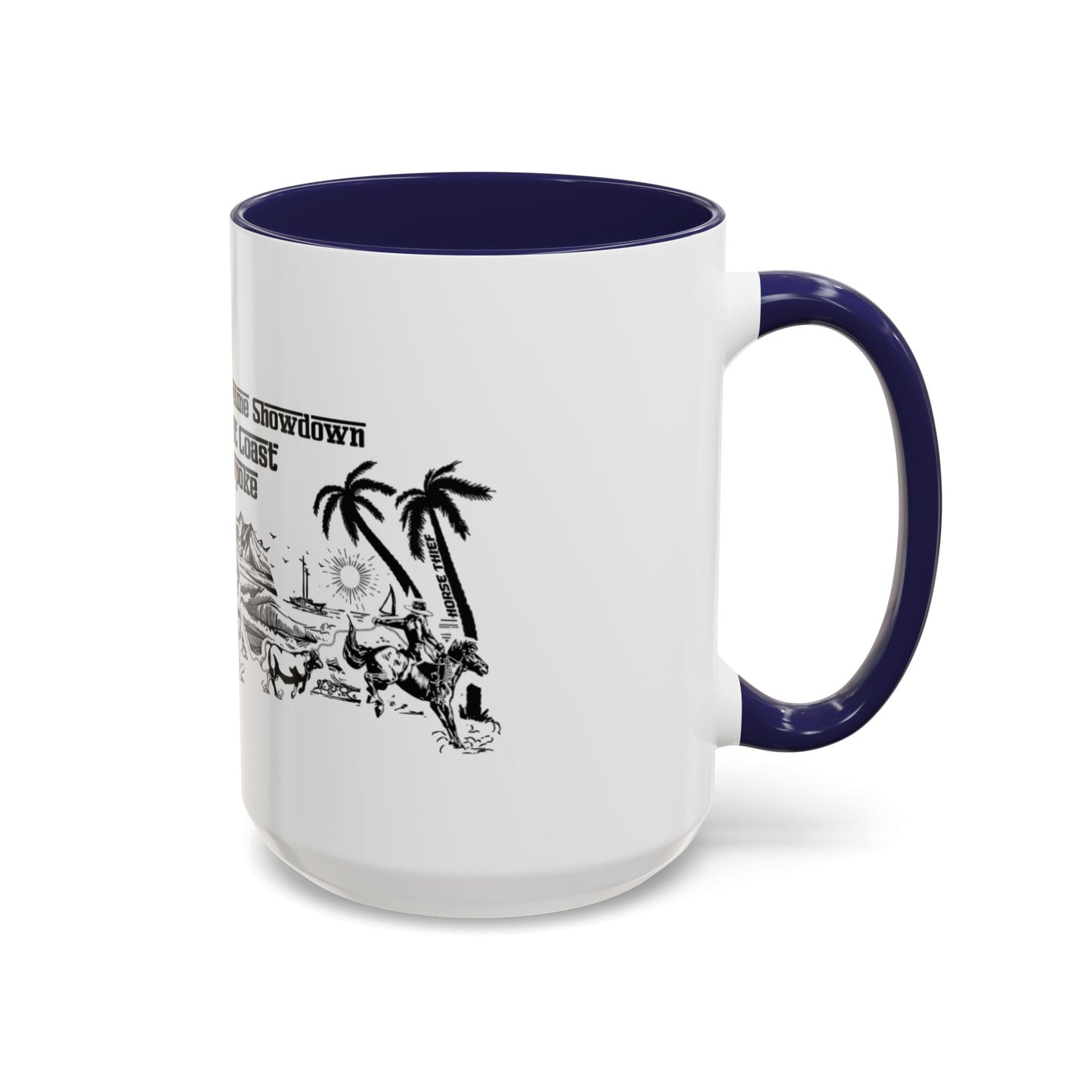 Shoreline Showdown, West Coast Cowpoke detailed Mug (11 and 15oz)