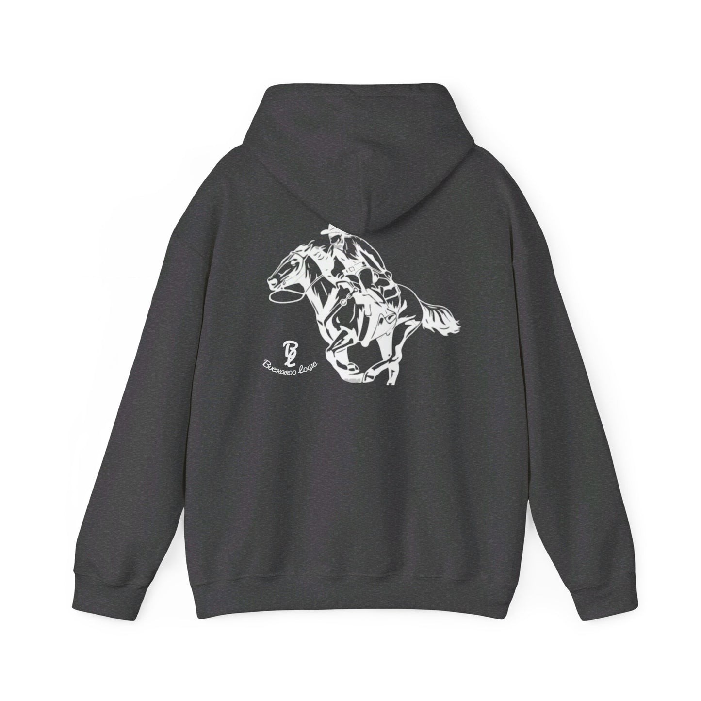 Buckaroo Logic Galloping Spirit Dark Color Pouch Hoodies