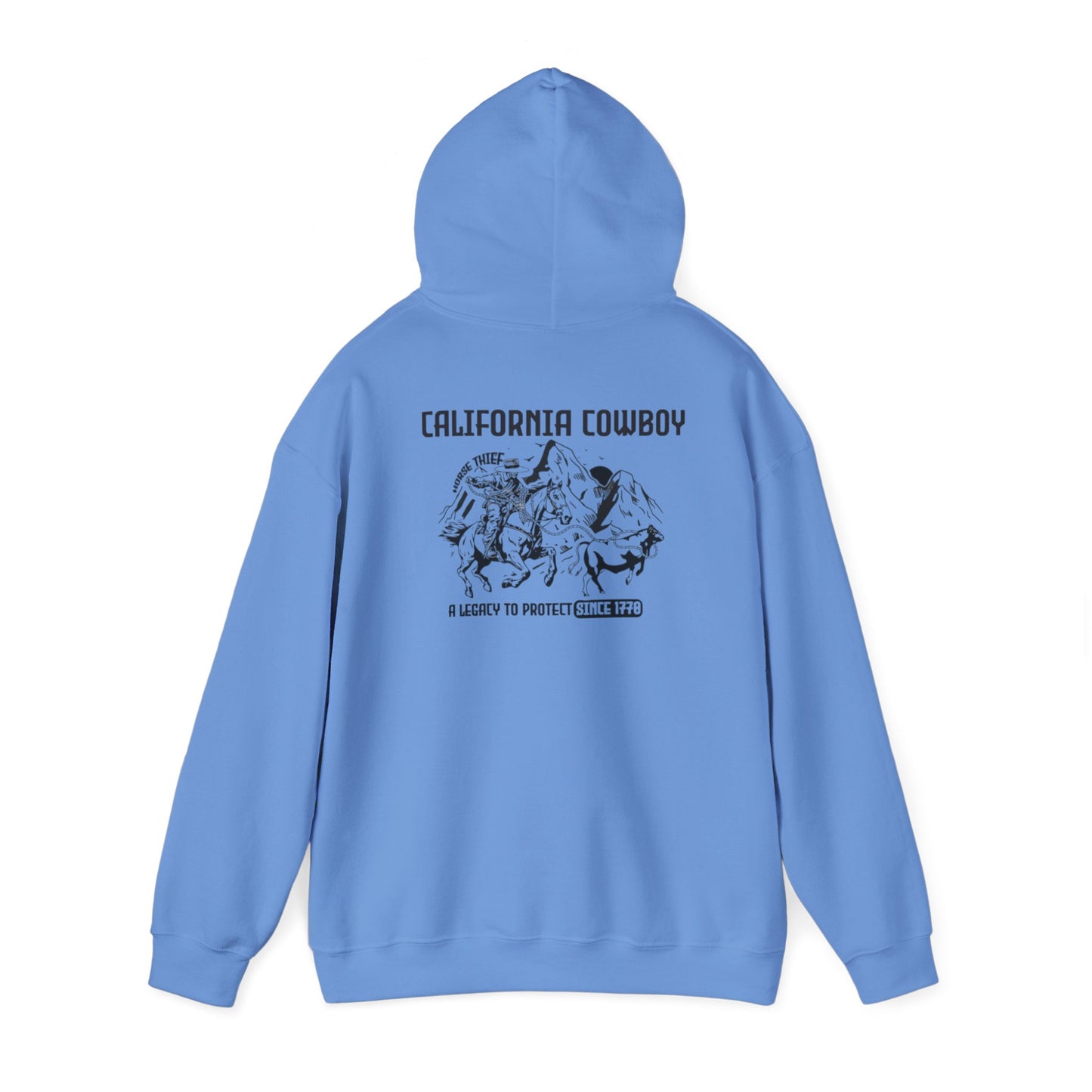 California Vaquero, A Legacy to Protect Since 1770 (Mountain Peak) Hoodie