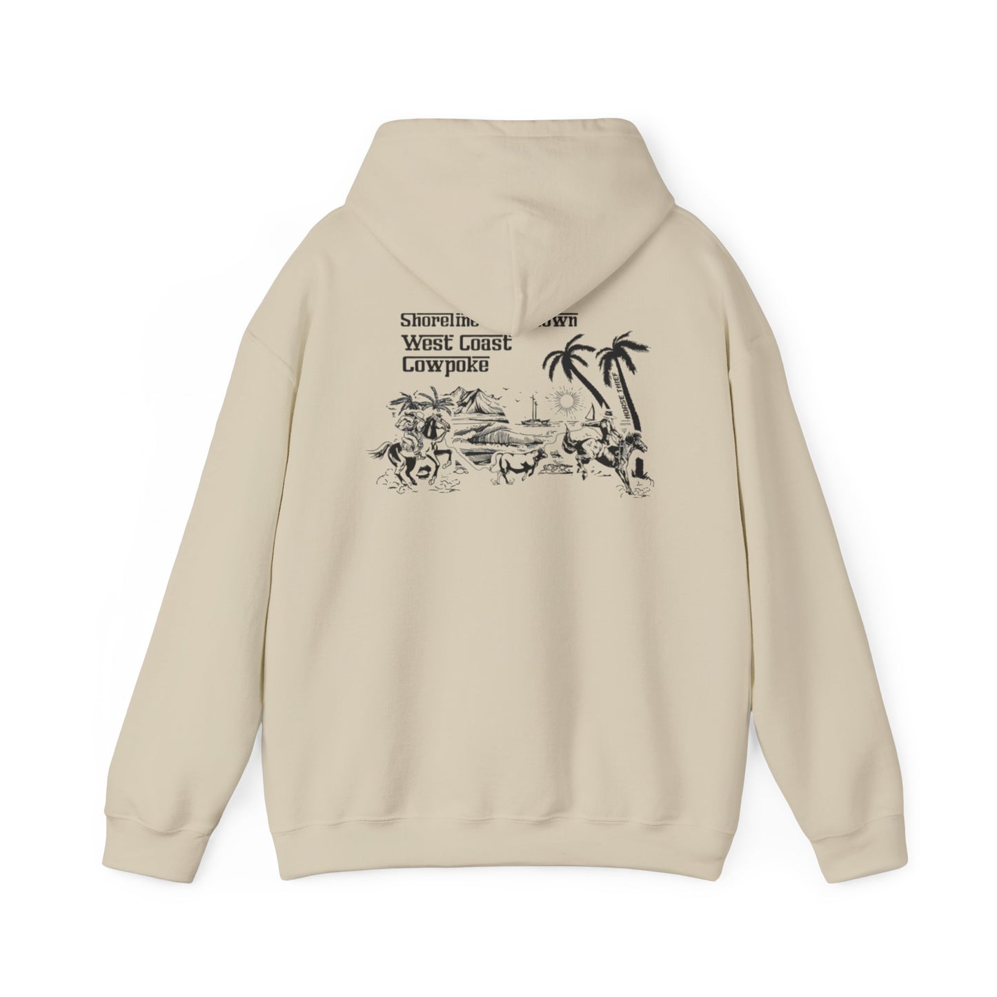 Shoreline Showdown, West Coast Cowpoke Hoodie