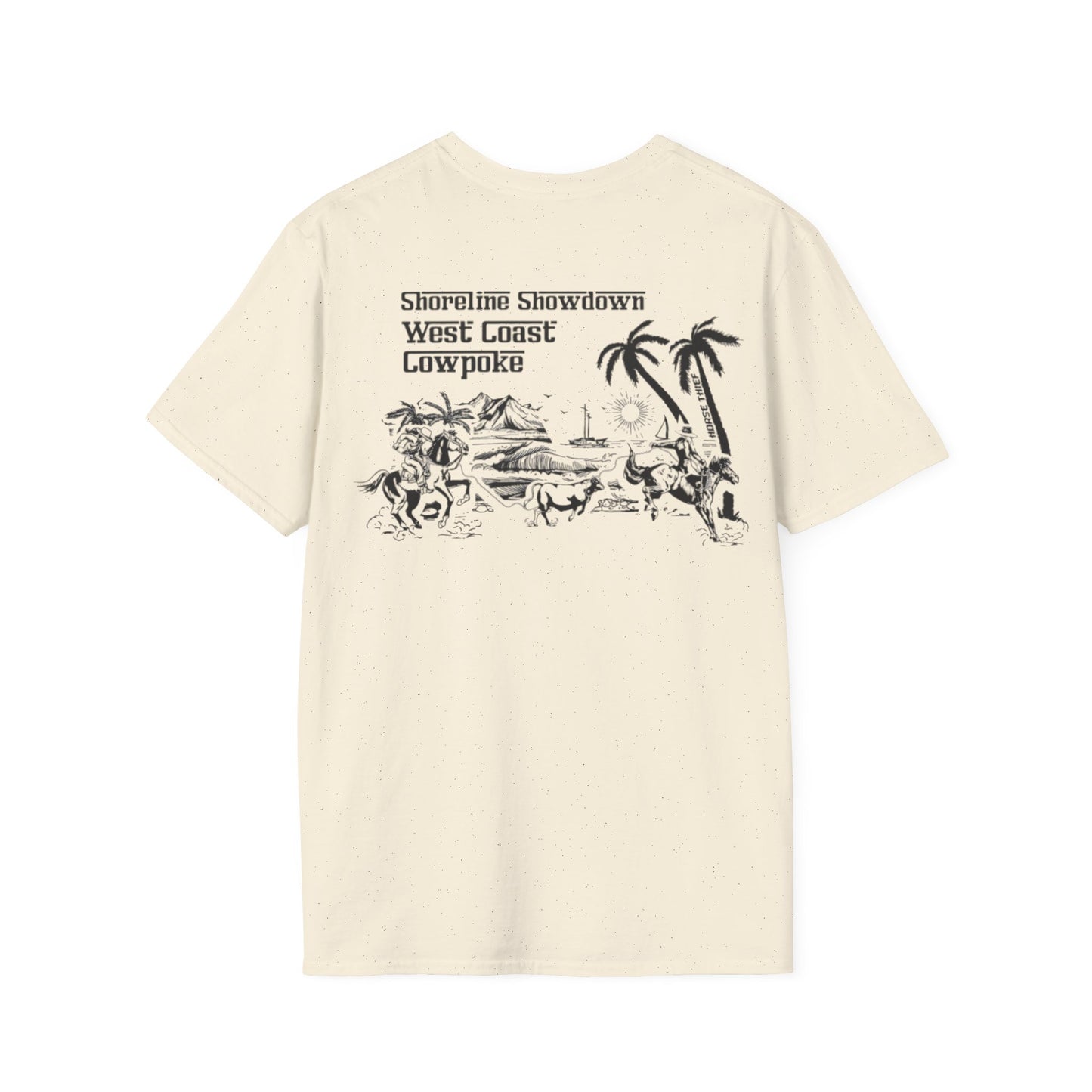 Shoreline Showdown, West Coast Cowpoke Detailed Tee