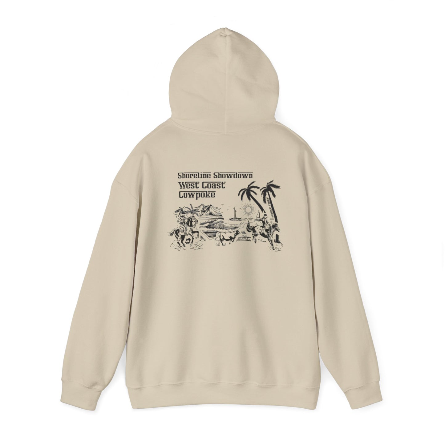 Shoreline Showdown, West Coast Cowpoke Hoodie