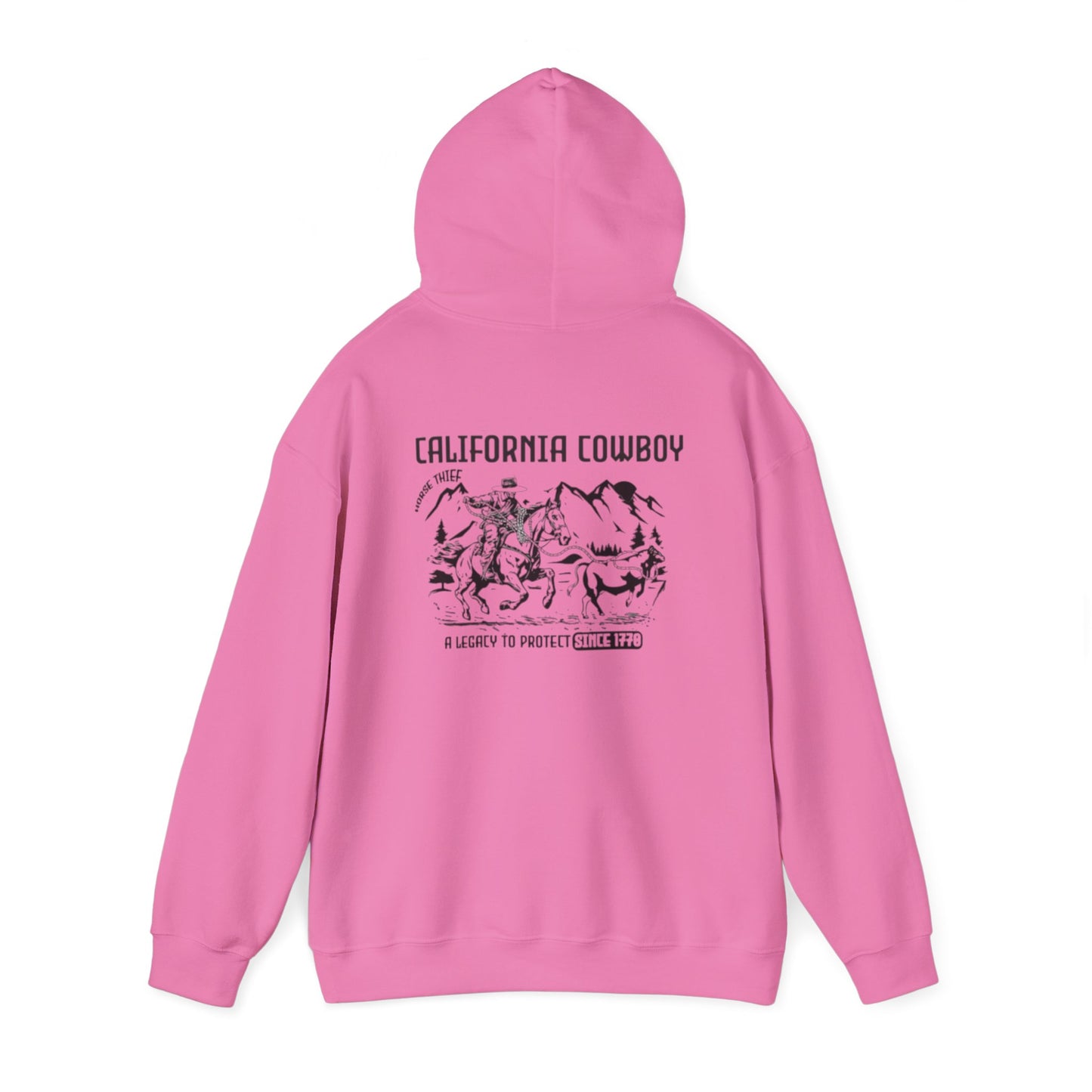 California Vaquero, A Legacy to Protect Since 1770 (Pacific Crest Trail Design) Hoodie