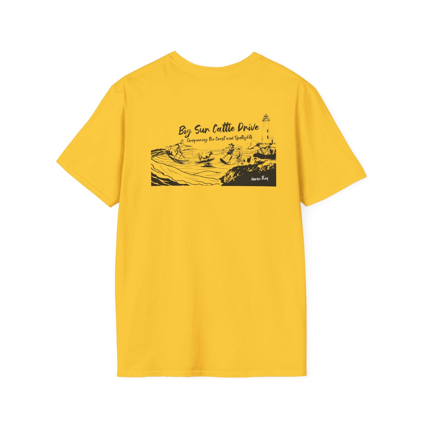 Big Sur Cattle Drive: Conquer the Coast and Spotlights Classic Tee