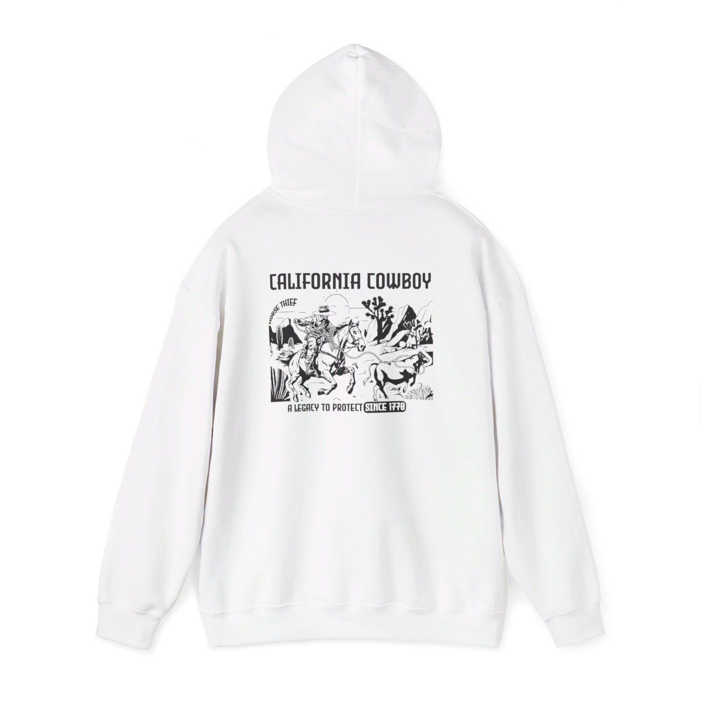 California Vaquero, A Legacy to Protect Since 1770 (High Desert Design) Hoodie