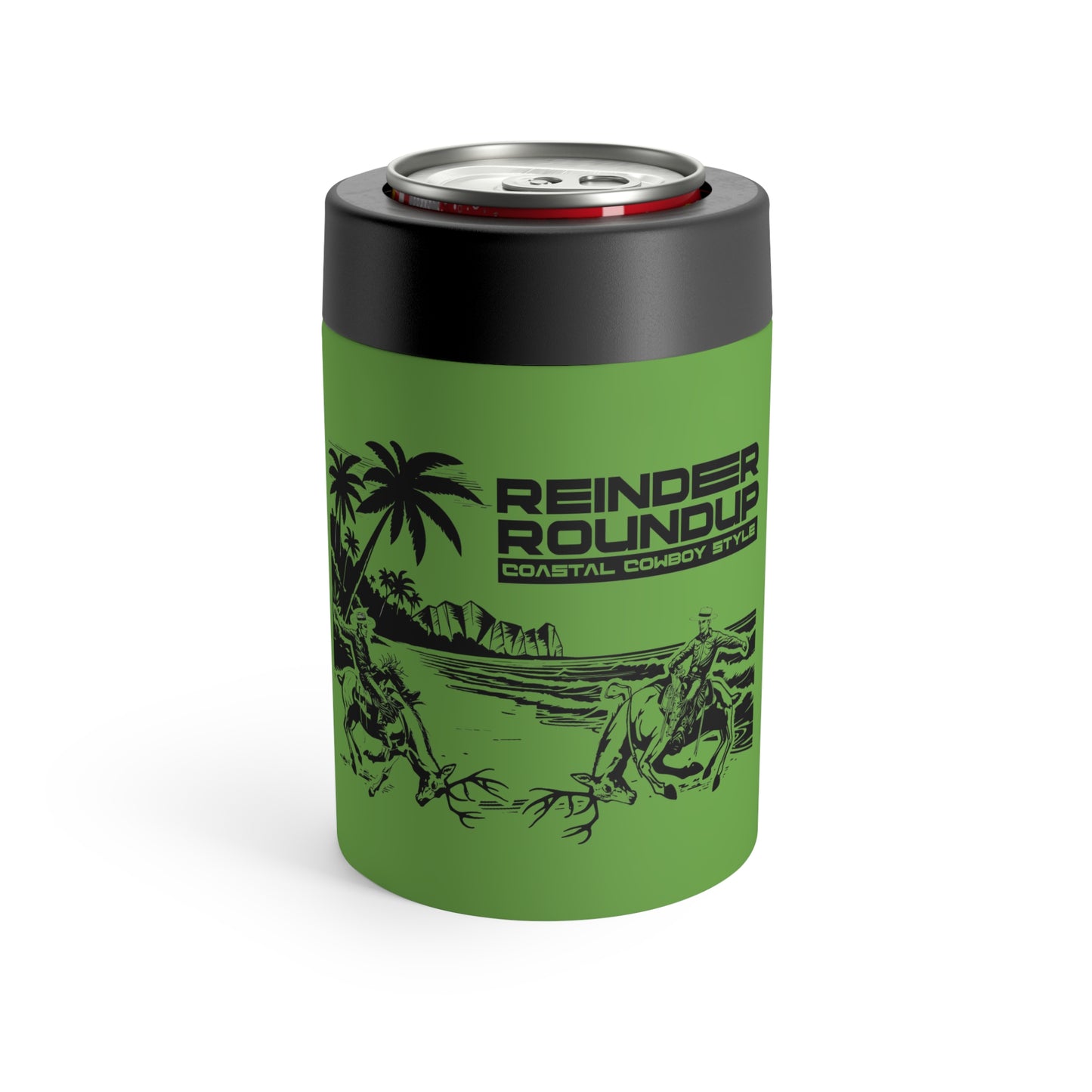 Reindeer Roundup, Coastal Cowboy Style 12 Oz Koozie Tumbler