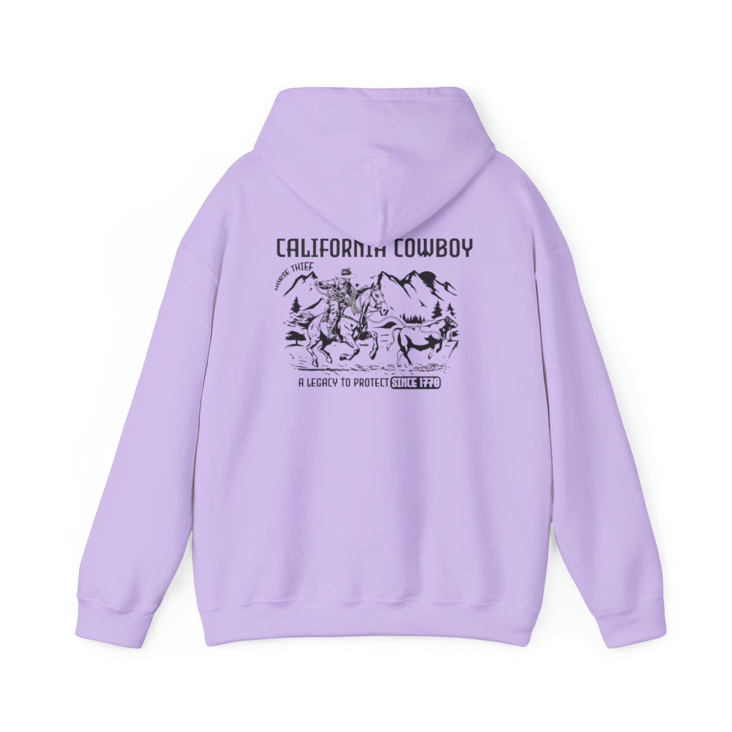 California Vaquero, A Legacy to Protect Since 1770 (Pacific Crest Trail Design) Hoodie