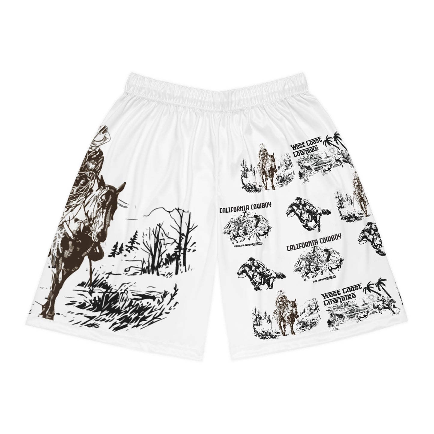 Buckaroo Logic Logo, California Cowboy, Horse Thief Collection Shorts