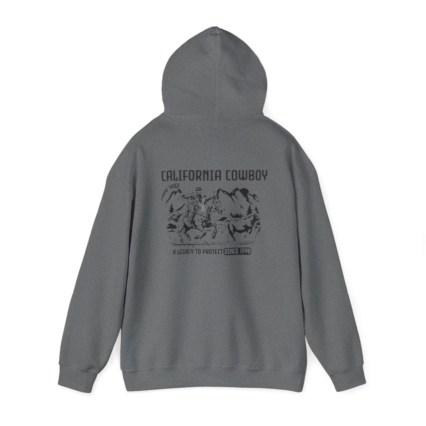 California Vaquero, A Legacy to Protect Since 1770 (Pacific Crest Trail) Hoodie