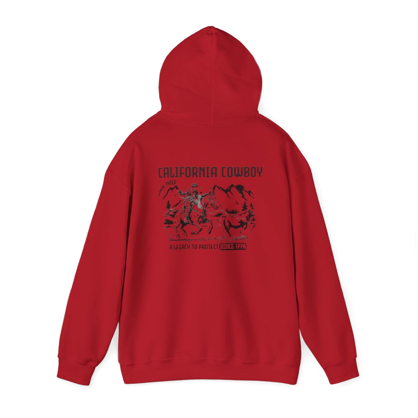 California Vaquero, A Legacy to Protect Since 1770 (Pacific Crest Trail) Hoodie