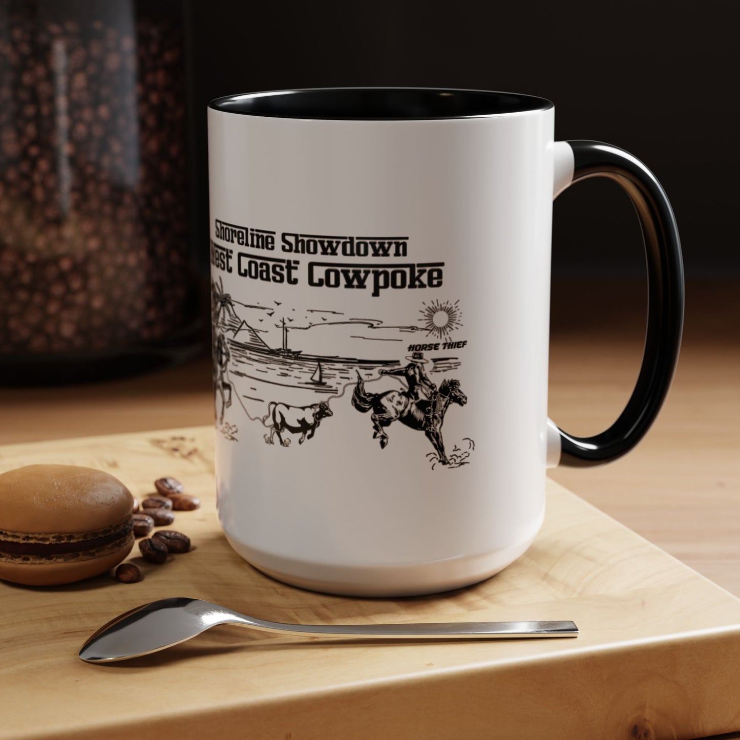 Shoreline Showdown, West Coast Cowpoke Mug (11 and 15oz)