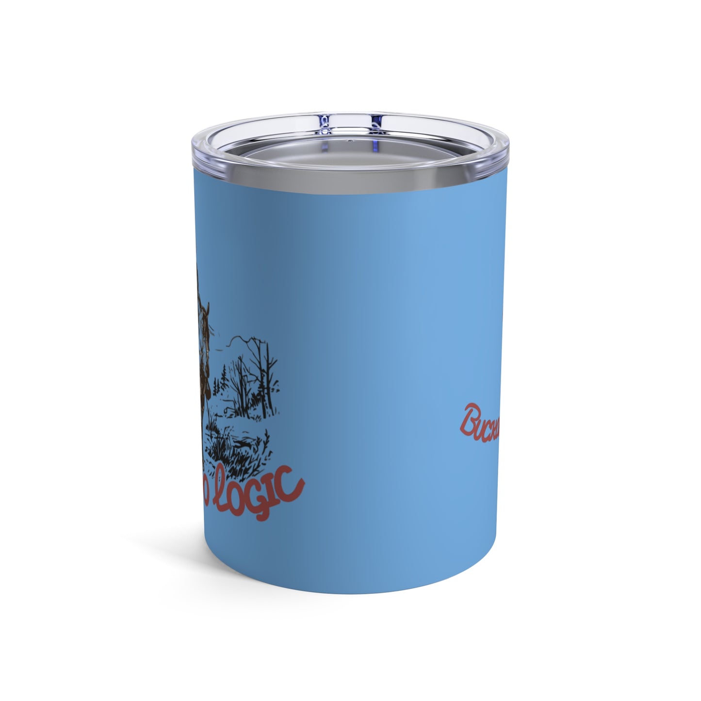 Buckaroo Logic Logo (10 oz Gray Tumbler)