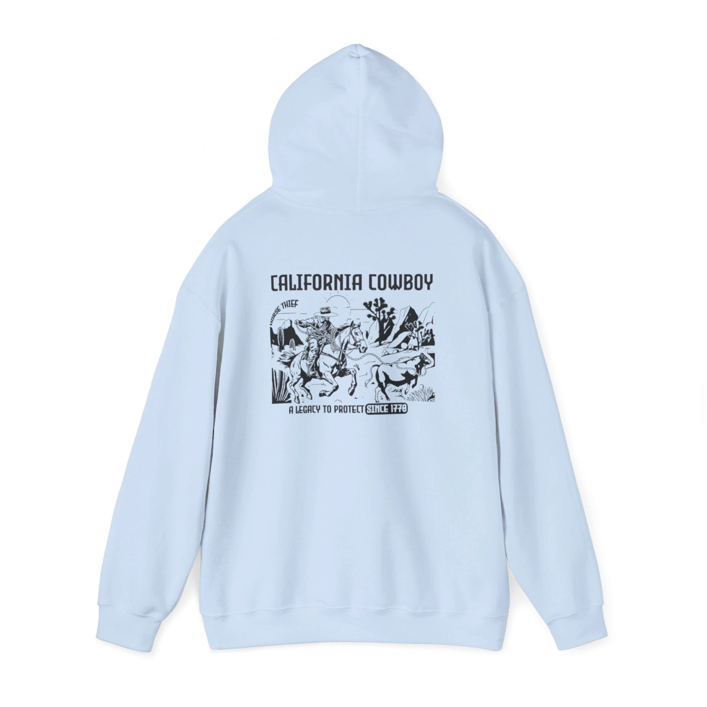 California Vaquero, A Legacy to Protect Since 1770 (High Desert Design) Hoodie