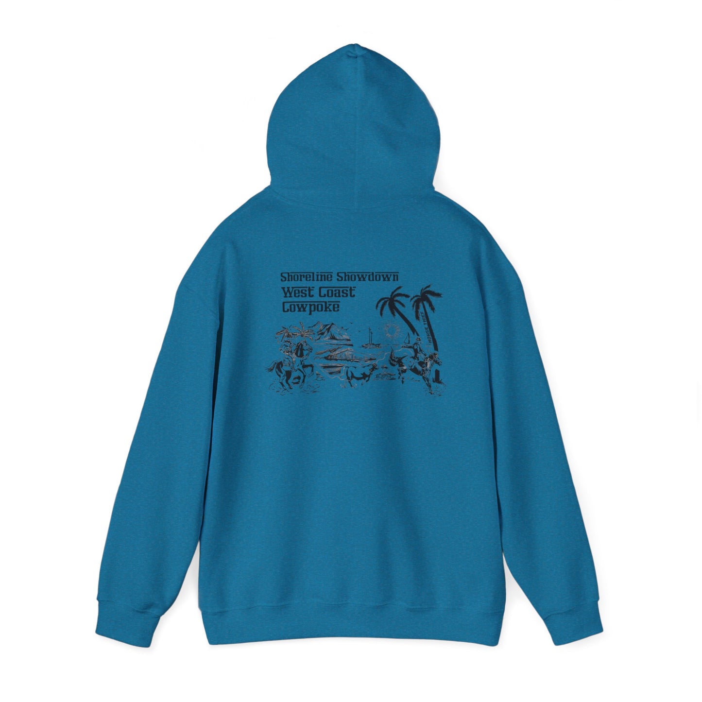 Shoreline Showdown, West Coast Cowpoke Hoodie