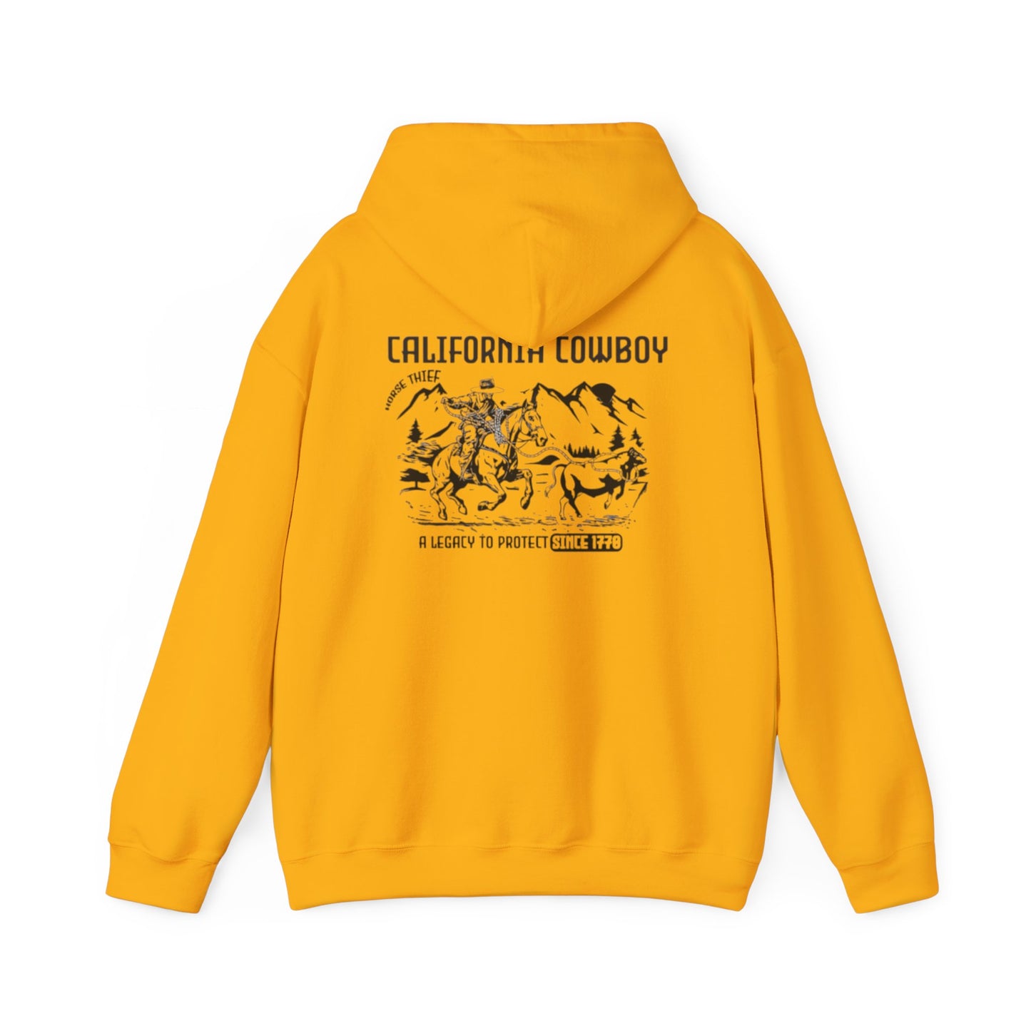 California Vaquero, A Legacy to Protect Since 1770 (Pacific Crest Trail) Hoodie