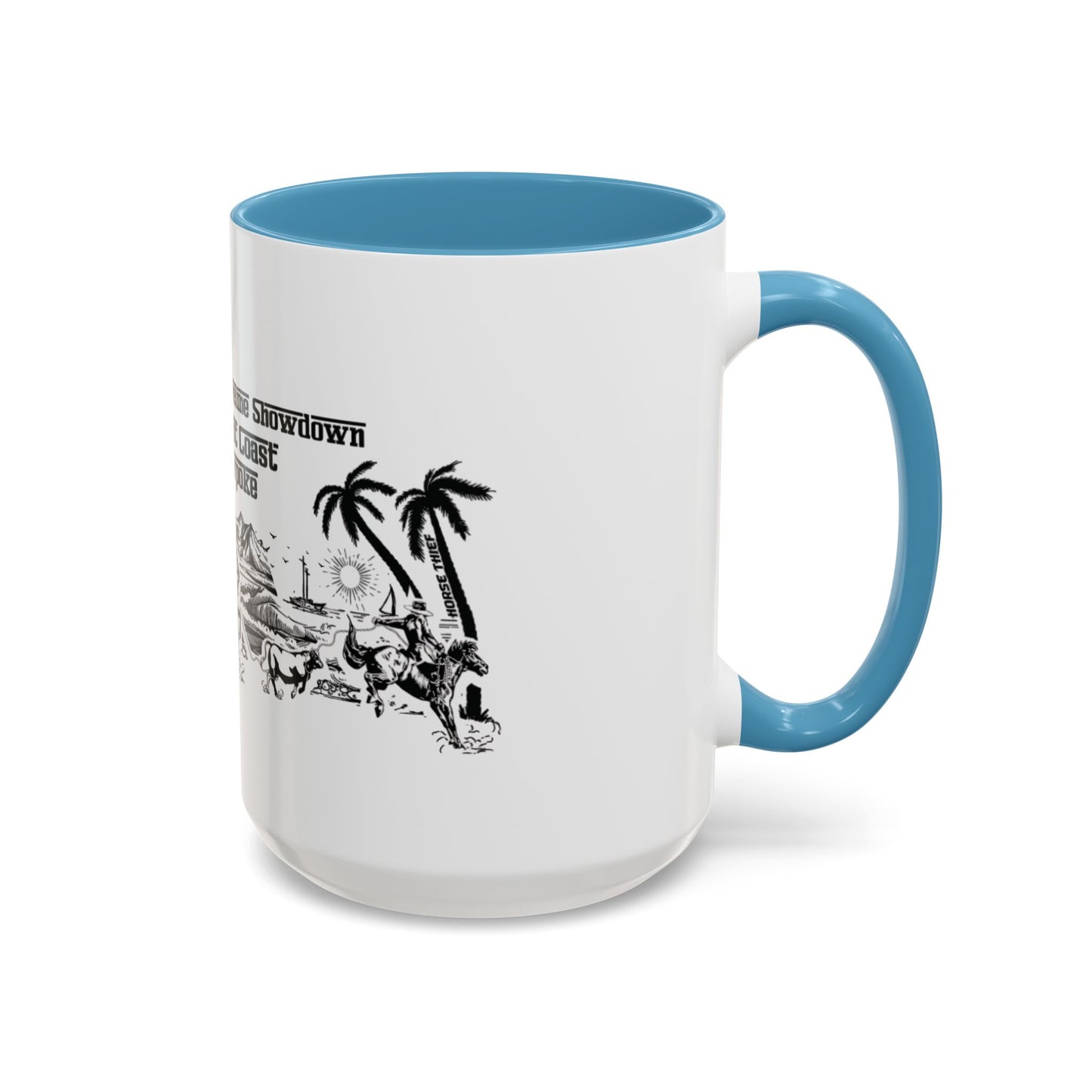 Shoreline Showdown, West Coast Cowpoke detailed Mug (11 and 15oz)