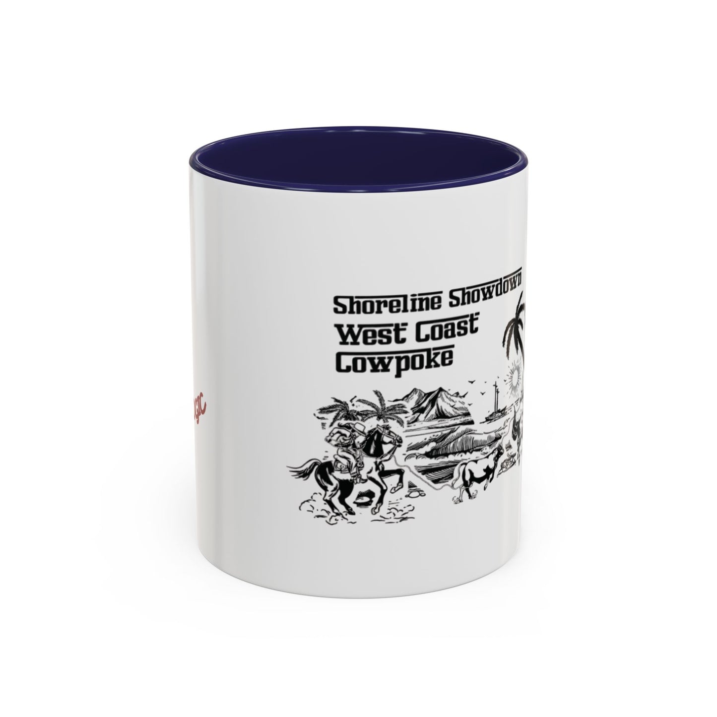 Shoreline Showdown, West Coast Cowpoke detailed Mug (11 and 15oz)