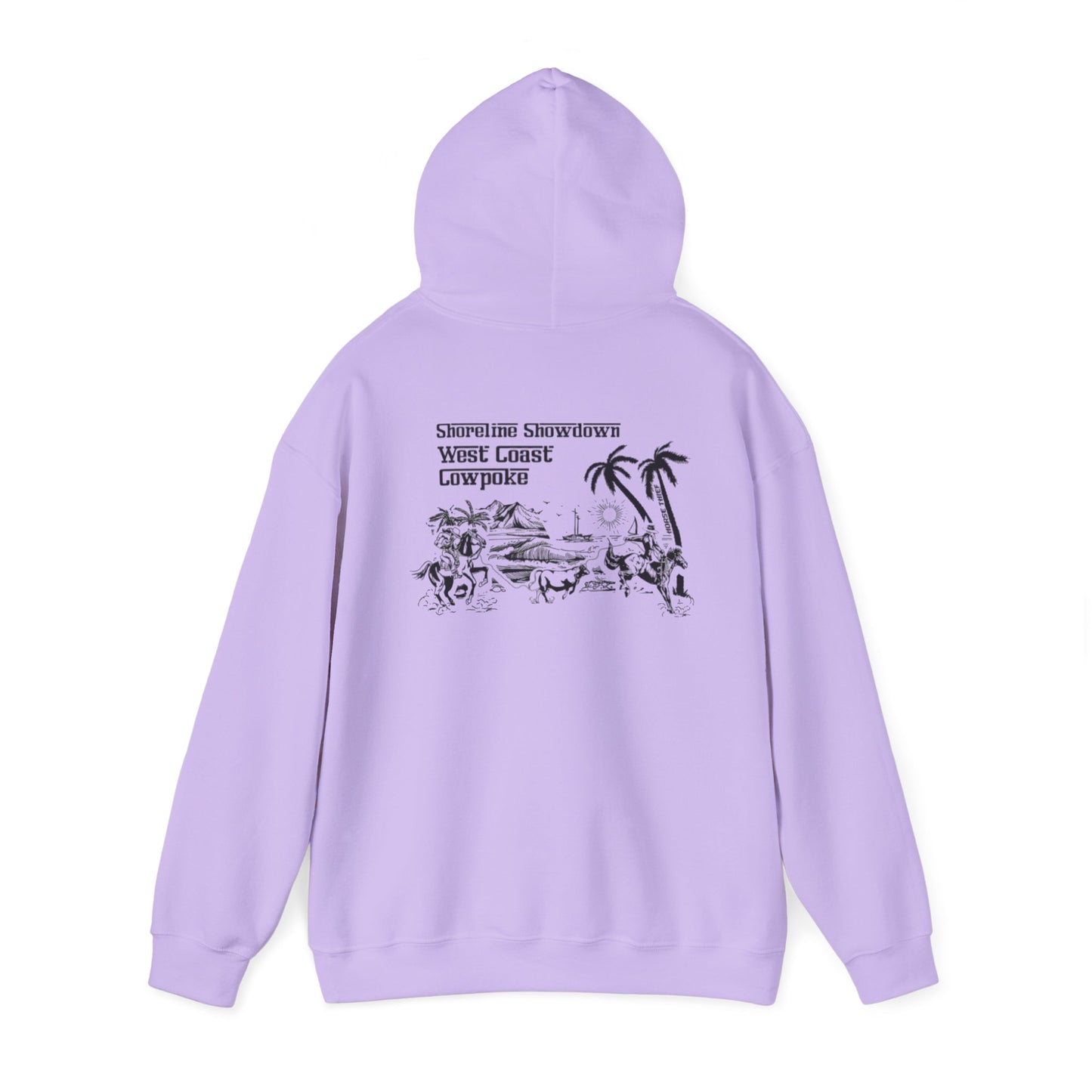 Shoreline Showdown, West Coast Cowpoke Hoodie