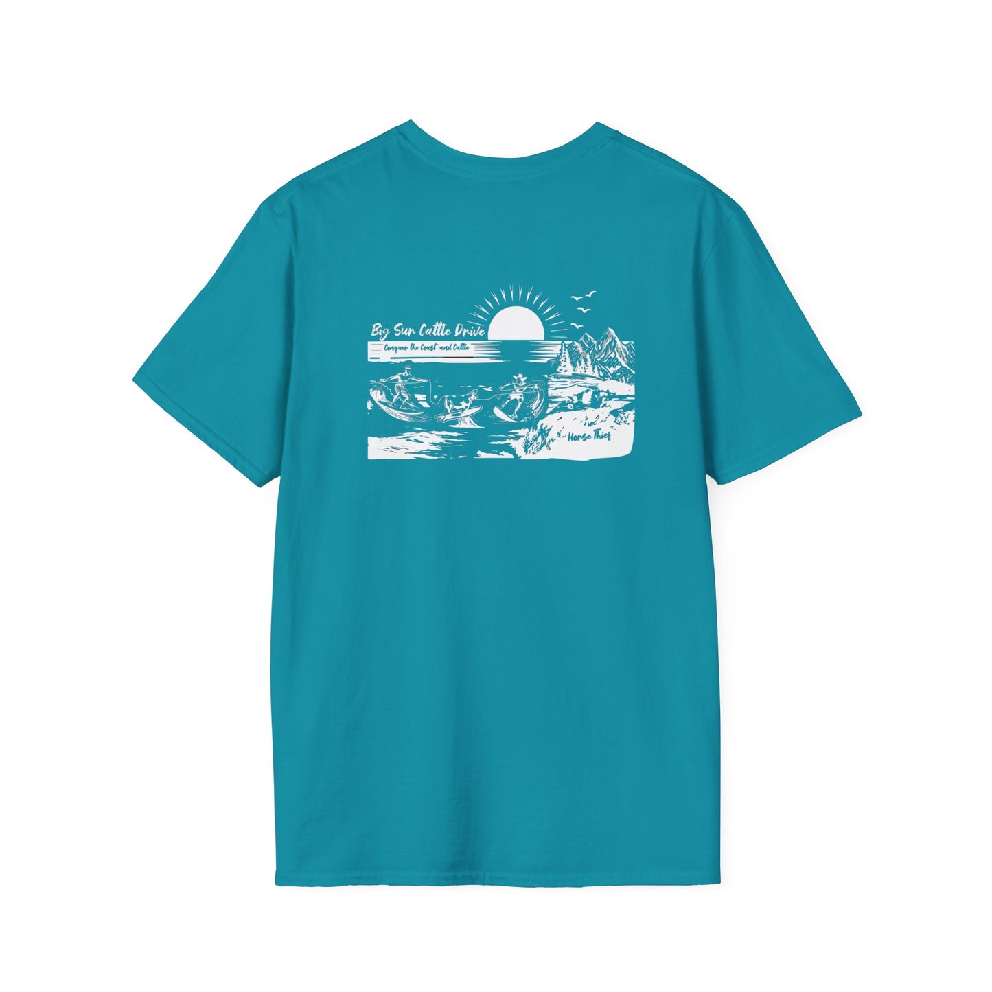 Big Sur Cattle Drive: Conquer the Coast and Cattle (Dark Tee)