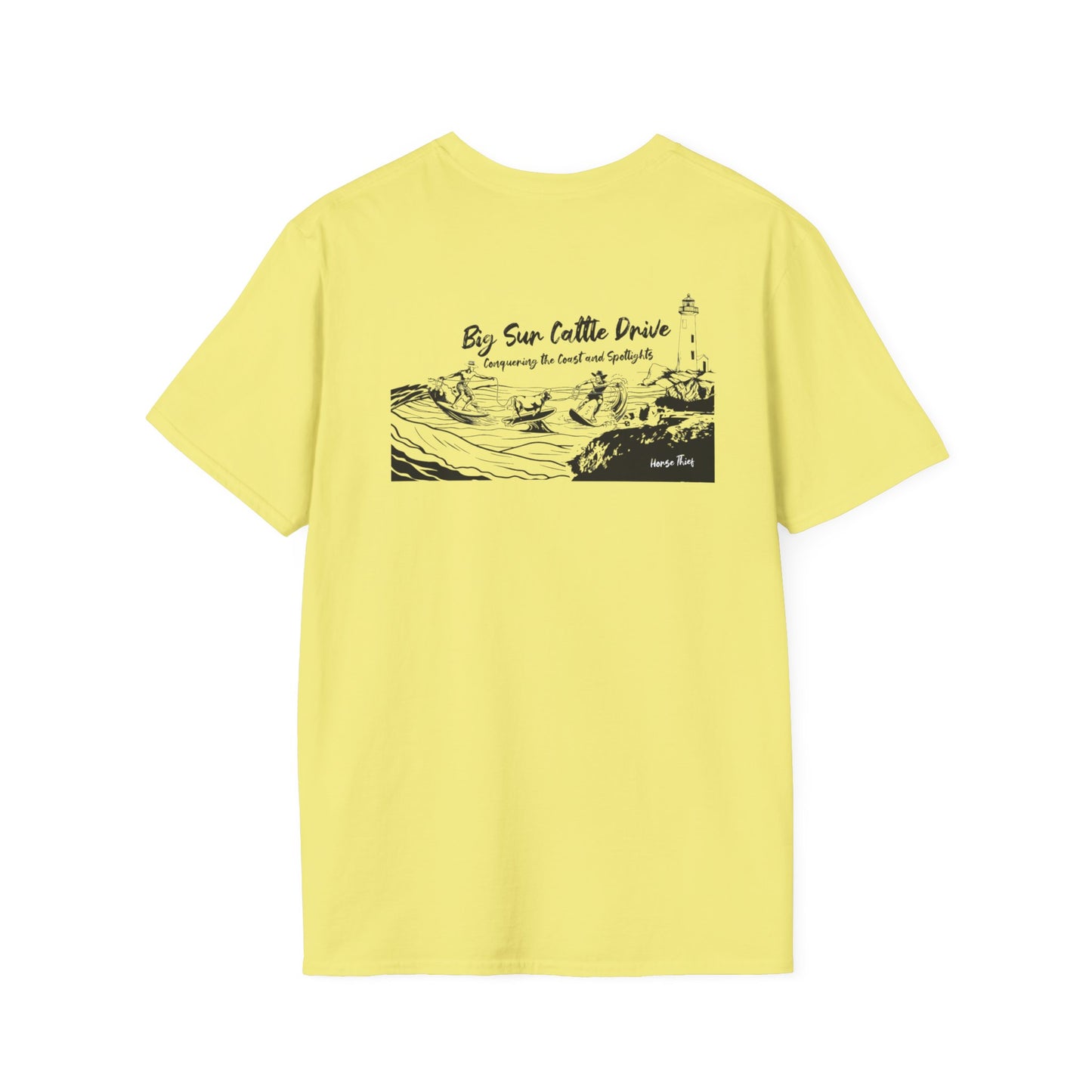 Big Sur Cattle Drive: Conquer the Coast and Spotlights Classic Tee