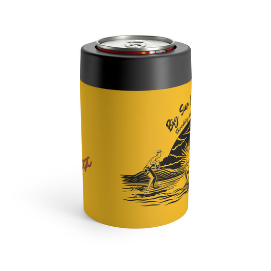 Big Sur Cattle Drive: Shredding Waves and Sunset (12 Oz Can Tumbler)